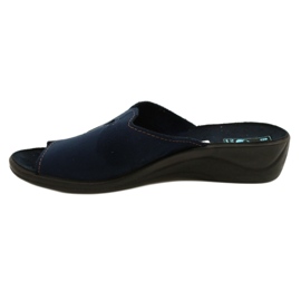 Adanex Sandales BIO Nature 27340 femme bleu marine 1