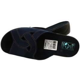 Adanex Sandales BIO Nature 27340 femme bleu marine 4