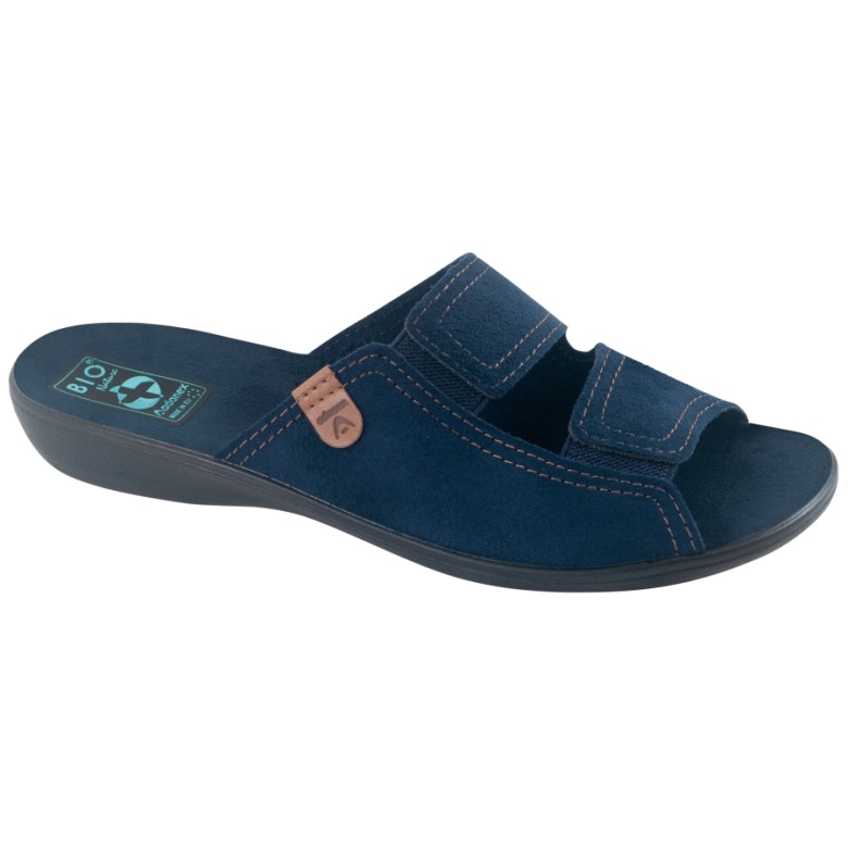 Adanex Chaussons femme BIO Nature 26027 Bleu marine 1 Adanex Chaussons femme BIO Nature 26027 Bleu marine 1