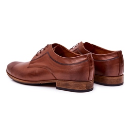 Bednarek Polish Shoes Chaussures en cuir élégantes Bednarek 684 Marron brun 2