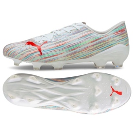 Chaussures de foot Puma Ultra 2.2 Fg Ag M 106343 04 multicolore blanche 1 Chaussures de foot Puma Ultra 2.2 Fg Ag M 106343 04 multicolore blanche 1