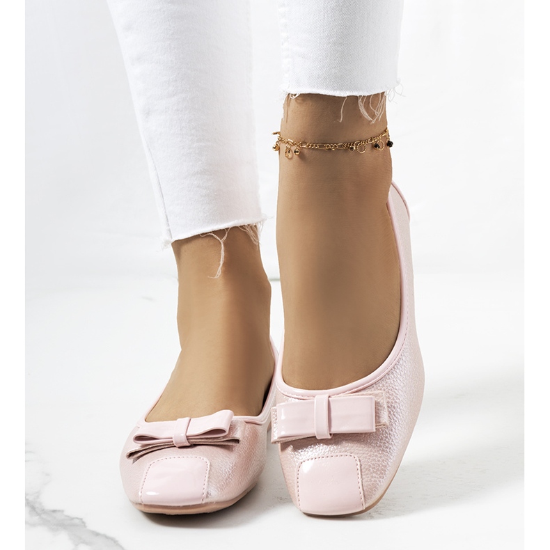Ballerines Rikke roses scintillantes 1 Ballerines Rikke roses scintillantes 1