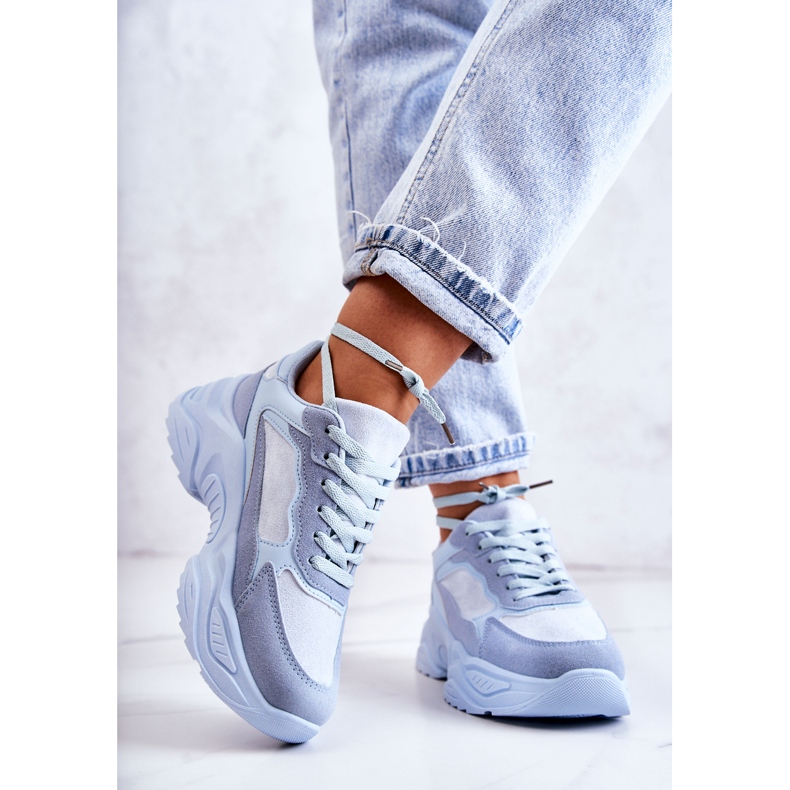 PG1 Chaussures Sport Femme Baskets Bleu Bacaris 2