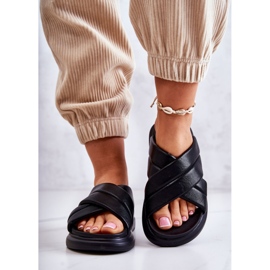 Chaussons Cuir Femme La.Fi Noir Silla le noir 2