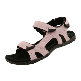Sandales American Club HL53/22 avec insert en cuir Lt.Violet rose 3