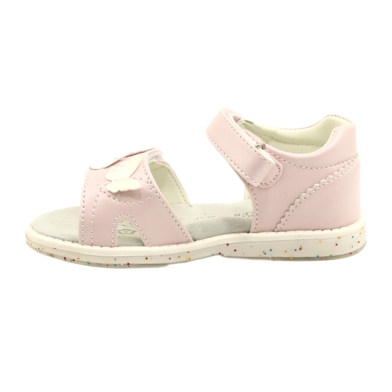 Sandales fille Papillons American Club XD58/22 Rose 1