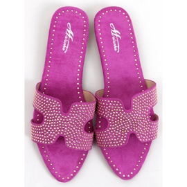 Pantoufles Q-88 Fushia, femmes rose 1