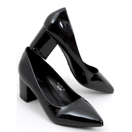 Escarpins petit talon Zelia Noir 1