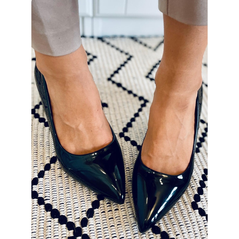 Escarpins petit talon Zelia Noir 2