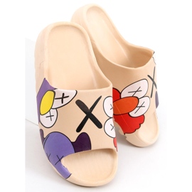 Chaussons à imprimé Clancy Khaki coloré kaki multicolore 5