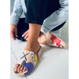 Chaussons à imprimé Clancy Khaki coloré kaki multicolore 3