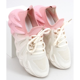 Chaussettes Ombre Caloy BEIGE / ROSE 2