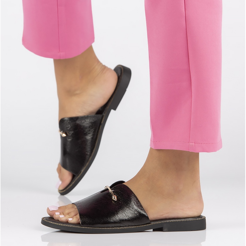 Filippo DK3700/22 Bk chaussons noirs le noir 1 Filippo DK3700/22 Bk chaussons noirs le noir 1