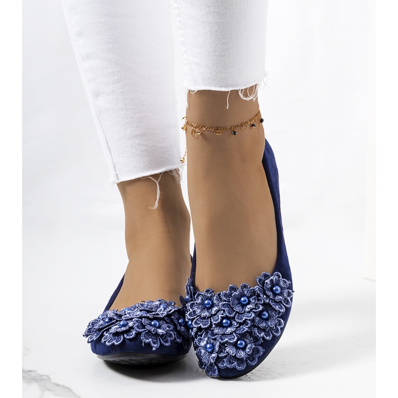 Ballerines femme Cremin bleu marine 1 Ballerines femme Cremin bleu marine 1