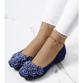 Ballerines femme Cremin bleu marine 2 Ballerines femme Cremin bleu marine 2