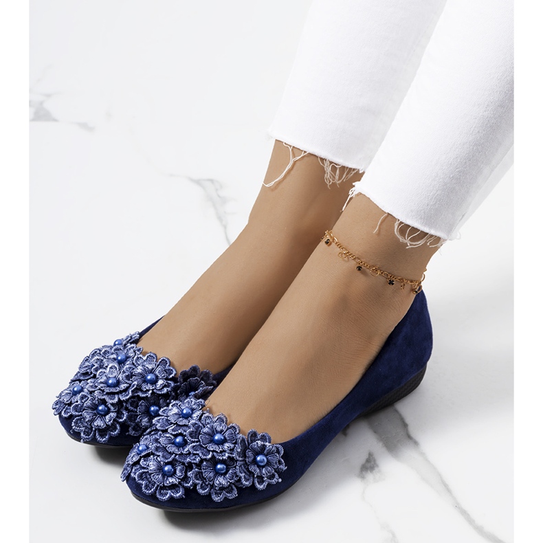 Ballerines femme Cremin bleu marine 2 Ballerines femme Cremin bleu marine 2