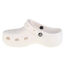 Tongs Crocs Classic Platform Clog 206750-100 blanc 1