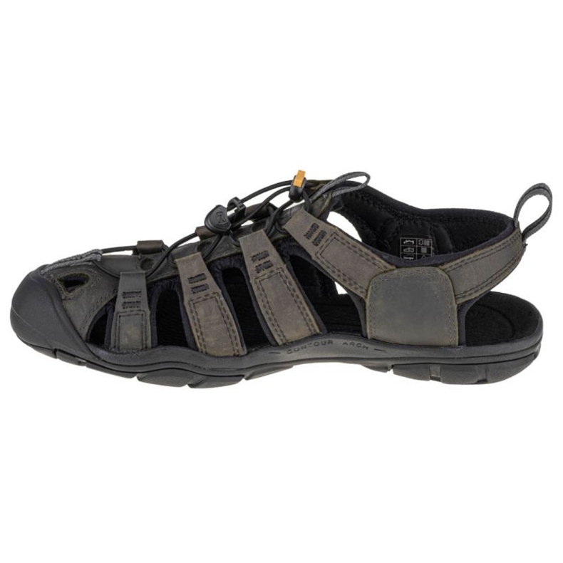 Sandales Keen Clearwater Cnx Cuir 101310 gris 1