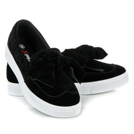 Seastar Baskets en daim à nœud le noir 5