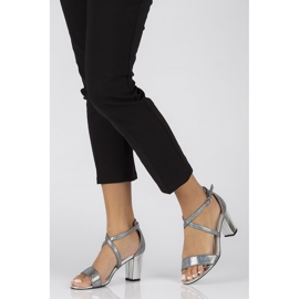 Filippo DS1276/22 Si argent sandales gris 2