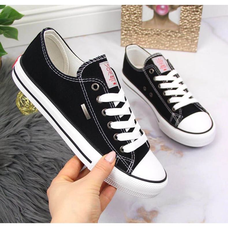 Baskets textile Cross Jeans W JJ2R4011C noir 1