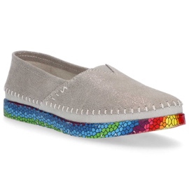 Chaussures en cuir Filippo DP1213 / 20 Si argent 1