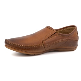 Olivier Mocassins cuir homme 4206 marron brun 1