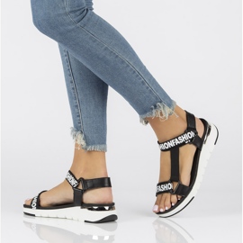 Sandales en cuir Filippo DS2169/22 Bk noir le noir 3
