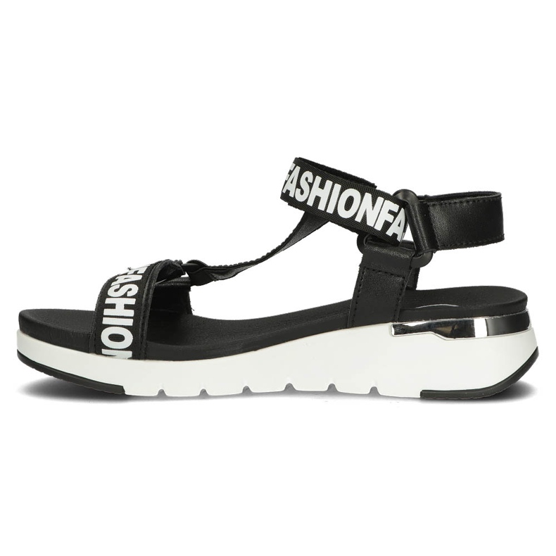 Sandales en cuir Filippo DS2169/22 Bk noir 1