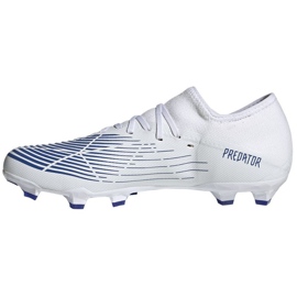 Chaussures de football Adidas Predator Edge.3 L Fg M GW2279 blanc blanc 1