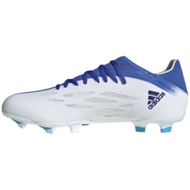 Adidas X Speedflow.3 Fg M GW7480 chaussures de football multicolore blanche 1