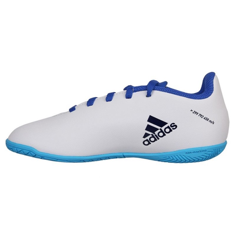 Chaussures de foot Adidas X Speedflow.4 In Jr GW7527 blanc blanc 1