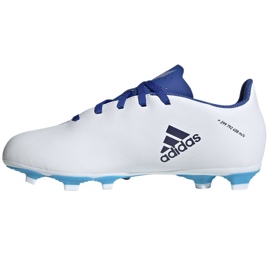Chaussures de foot Adidas X Speedflow.4 FxG Jr GW7519 multicolore blanche 1