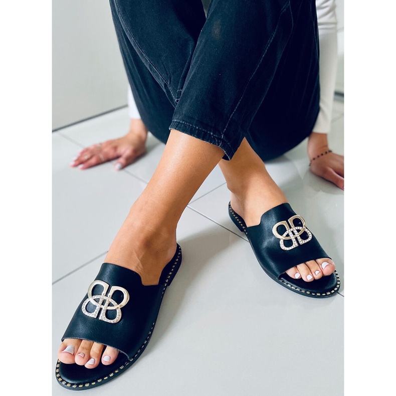 Chaussons femme Inday Noir 2