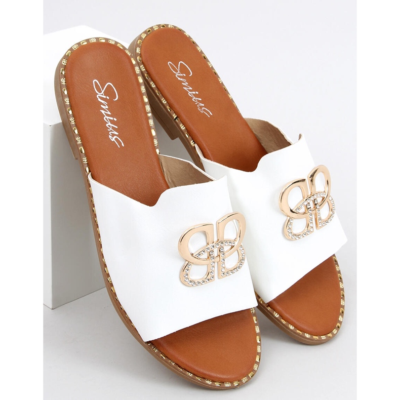 Chaussons femme Inday Blanc 1