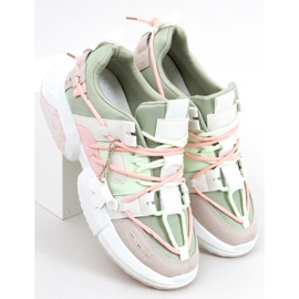 Baskets Zeny vertes multicolore 3