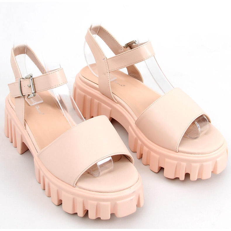 Sandales à semelles hautes Dianne Beige 2