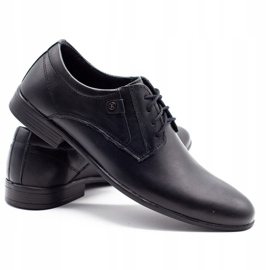 KOMODO Chaussures formelles pour hommes 850 noir mat le noir 3
