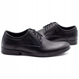 KOMODO Chaussures formelles pour hommes 850 noir mat 4
