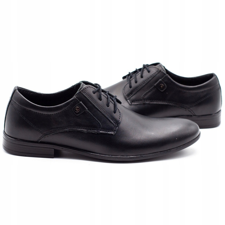 KOMODO Chaussures formelles pour hommes 850 noir mat 4
