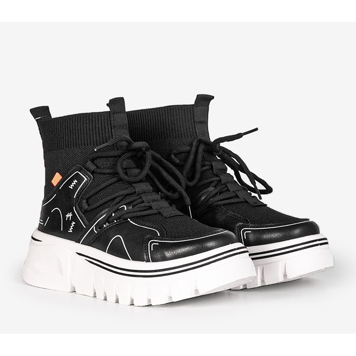 Baskets cheville Toler noires le noir 1 Baskets cheville Toler noires le noir 1