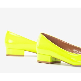 Escarpins Timms jaune fluo 2