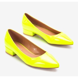 Escarpins Timms jaune fluo 3