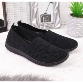 Baskets noires ajourées à enfiler Filippo W PAW219A le noir 4