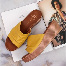 Chaussons compensés Filippo W PAW354 jaune 6