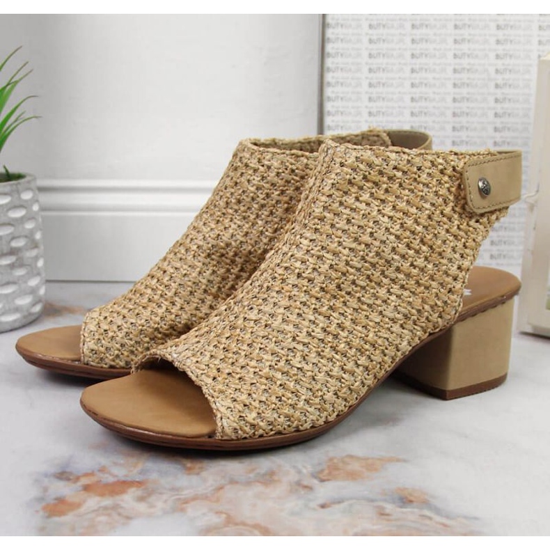 Sandales fermées Rieker M RKR538 beige multicolore 2