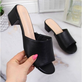 Chaussons sur le bloc Sergio Leone W SK375A noir le noir 1 Chaussons sur le bloc Sergio Leone W SK375A noir le noir 1