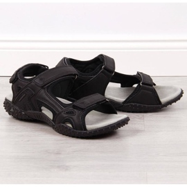 Sandales velcro American Club W AM887A noir le noir 1