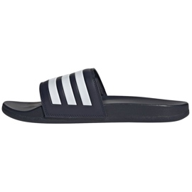 Chaussons Adidas Adilette Comfort M GZ5892 blanc bleu marine 2