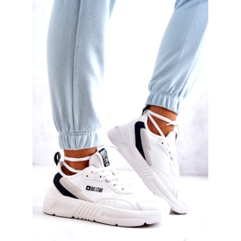 Baskets à la mode Chaussures de sport Big Star JJ274596 Blanc 2